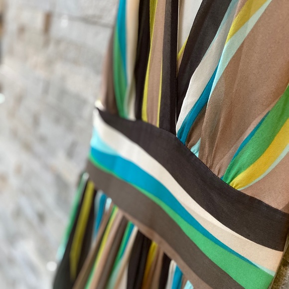 Banana Republic Striped Halter Dress Size 0 - Picture 3 of 8